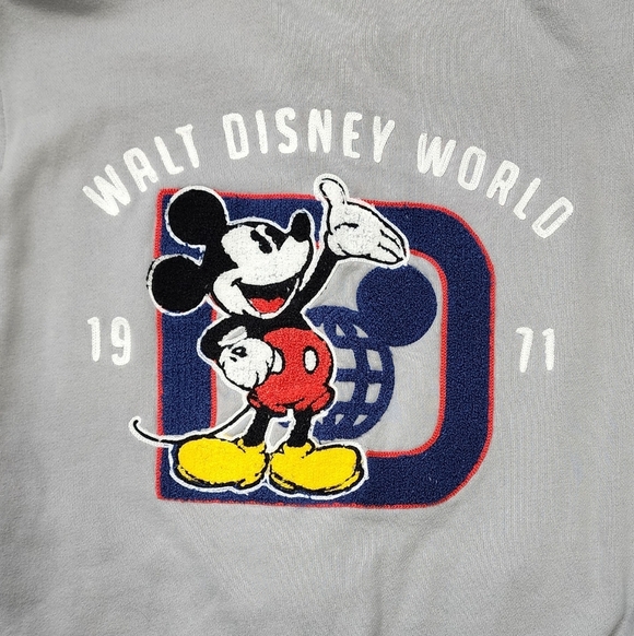 Walt Disney World Mickey Mouse Original Snap Up Varsity Jacket Adult Size S - Picture 3 of 8